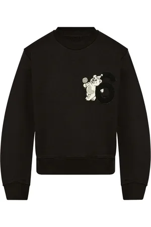 Maison Margiela Sudadera con parche de oso
