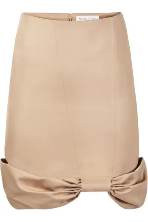 Nina Ricci Falda midi con moño