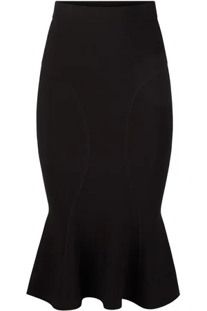 Nina Ricci Falda midi estilo sirena con cintura alta