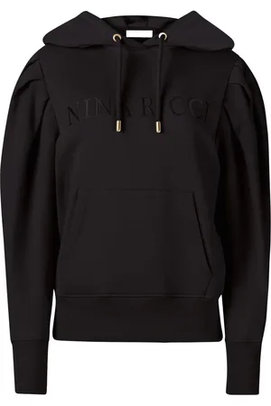 Nina Ricci Hoodie con logo en relieve