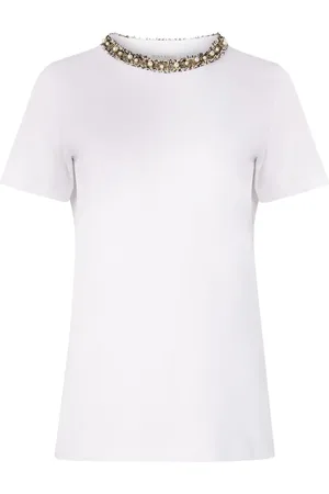 Nina Ricci Playera con detalle de mostacillas