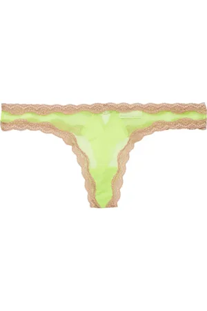 FLEUR DU MAL Tanga de tul traslúcido