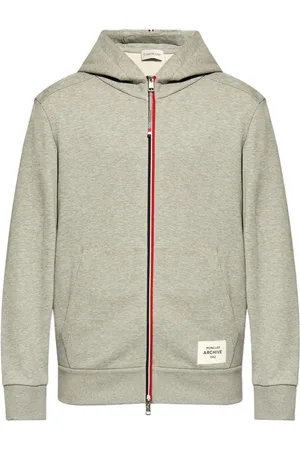 Moncler Hoodie con ribete en contraste y parche del logo