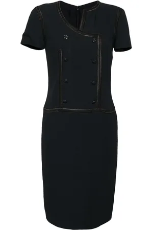 CHANEL Vestido con doble botonadura 2002