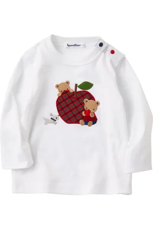 Familiar Playera con detalle de apliques