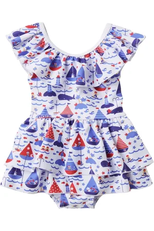 Familiar Traje de baño con volantes