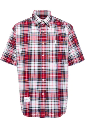 Chocoolate Camisa de popelina con estampado de cuadro