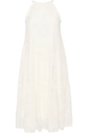 B+AB Vestido midi bordado