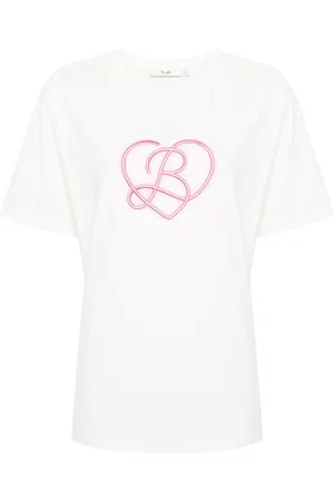 B+AB Playera con logo estampado
