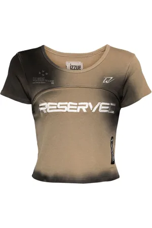 Izzue Playera corta con logo bordado