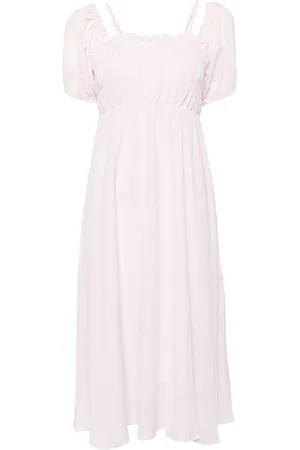 tout a coup Vestido midi con mangas farol