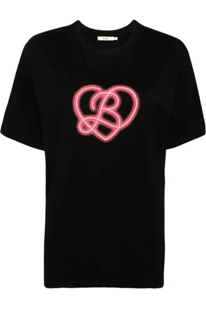 B+AB Playera con logo estampado