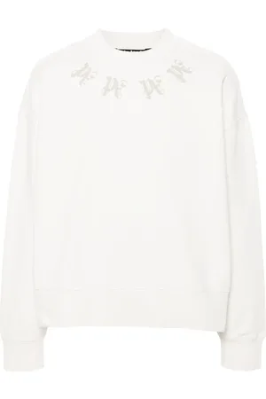 Palm Angels Sudadera con monograma estampado