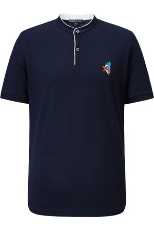 SHANGHAI TANG Playera tipo polo con cuello mao de x Jacky Tsai