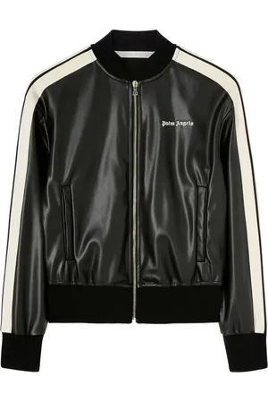 Palm Angels Chamarra bomber con logo bordado