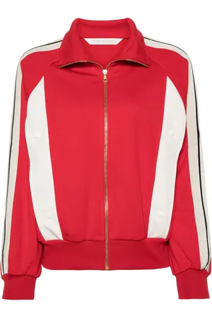 Palm Angels Chamarra deportiva con detalle de rayas