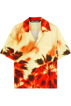 Palm Angels Camisa con cuello de muesca