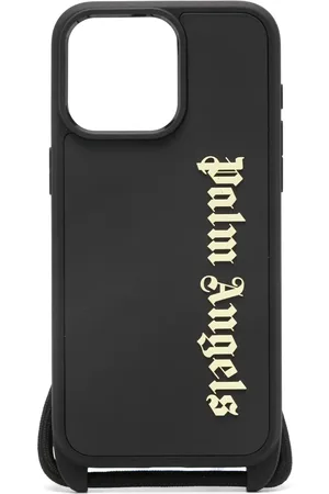 Palm Angels Funda para iPhone 15 Pro con logo en relieve