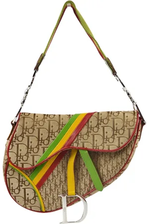 Dior Bolsa de hombro Rasta Oblique Saddle 2004