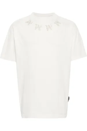 Palm Angels Playera con monograma estampado
