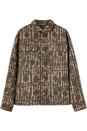 Palm Angels Sobrecamisa con monograma
