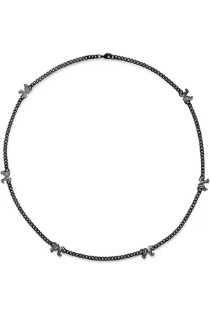 Palm Angels Collar de cadena con monograma