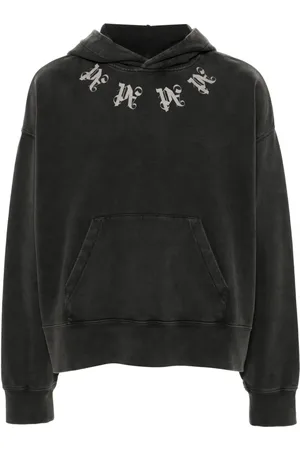 Palm Angels Hoodie con monograma estampado