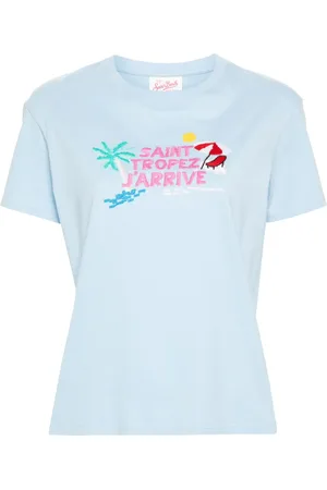 MC2 SAINT BARTH Playera con eslogan bordado