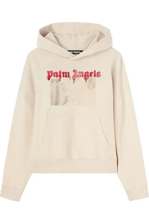 Palm Angels Hoodie con estampado de retrato