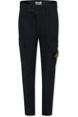 Stone Island Pantalones cargo con motivo Compass