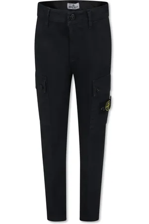 Stone Island Pantalones cargo con motivo Compass