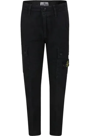 Stone Island Pantalones cargo con motivo Compass