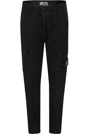 Stone Island Pantalones cargo con motivo Compass