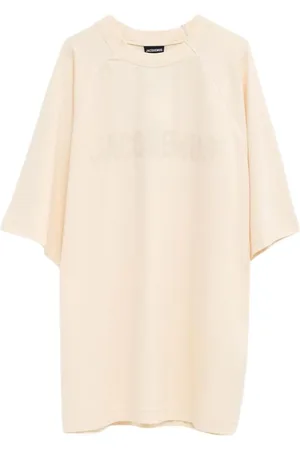 Jacquemus Playera con aplique del logo y cuello redondo