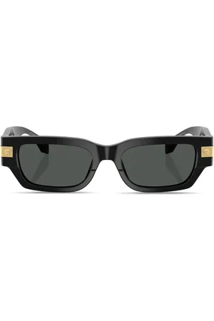 VERSACE Lentes de sol con armazón rectangular