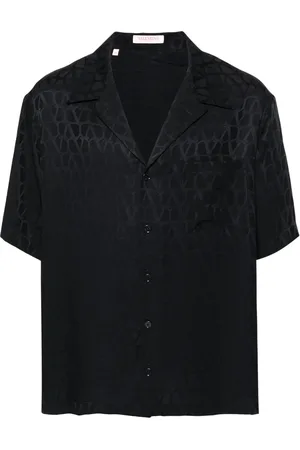 VALENTINO GARAVANI Camisa de seda con motivo Toile Iconographe