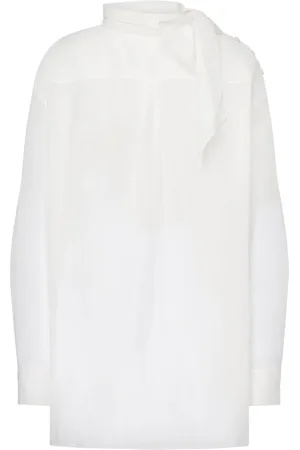 Serafini Blusa con moño en el cuello