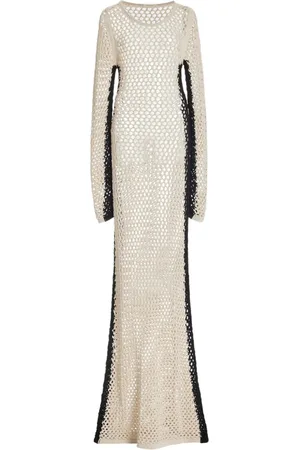 Diotima Vestido midi de crochet