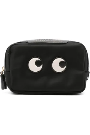 Anya Hindmarch Cosmetiquera Eyes con aplique del logo