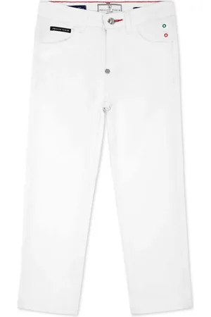 Philipp Plein Jeans con logo bordado