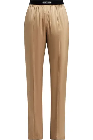 Tom Ford Pantalones satinados con diseño recto