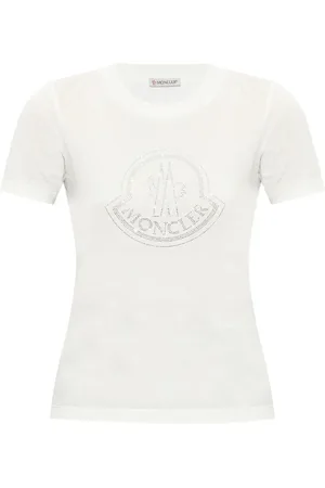 Moncler Playera con logo estampado
