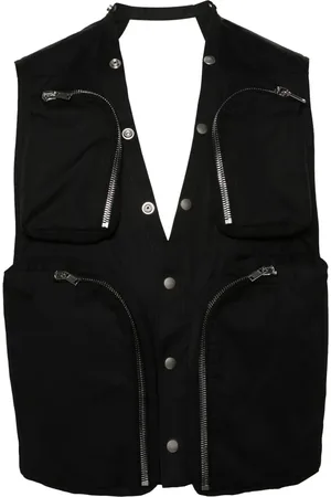 Rick Owens Playera con detalle de aberturas