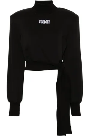 VERSACE Sudadera con logo bordado