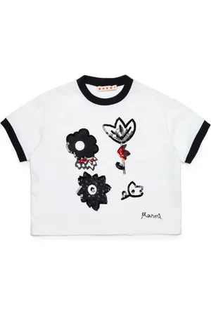 Marni Playera bordada con lentejuelas