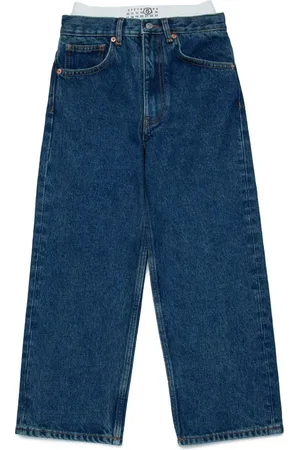 Maison Margiela Jeans anchos con pretina doble