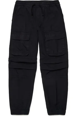 Diesel Pantalones cargo con bordado D