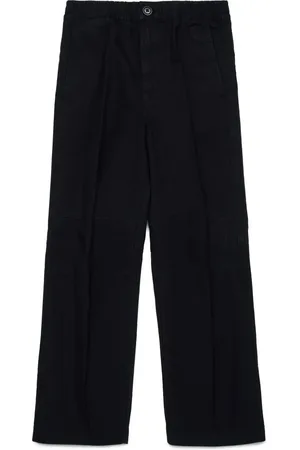 Diesel Pantalones chinos con logo bordado