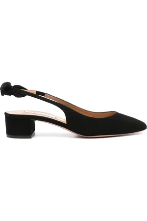 Aquazzura Zapatillas Very Bow Tie con tacón de 35mm