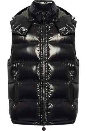 Moncler Chaleco capitonado con efecto brillante